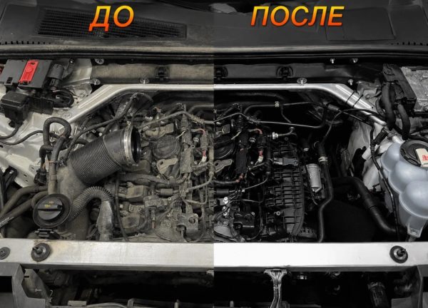 Криогенная очистка (криобластинг) ДВС